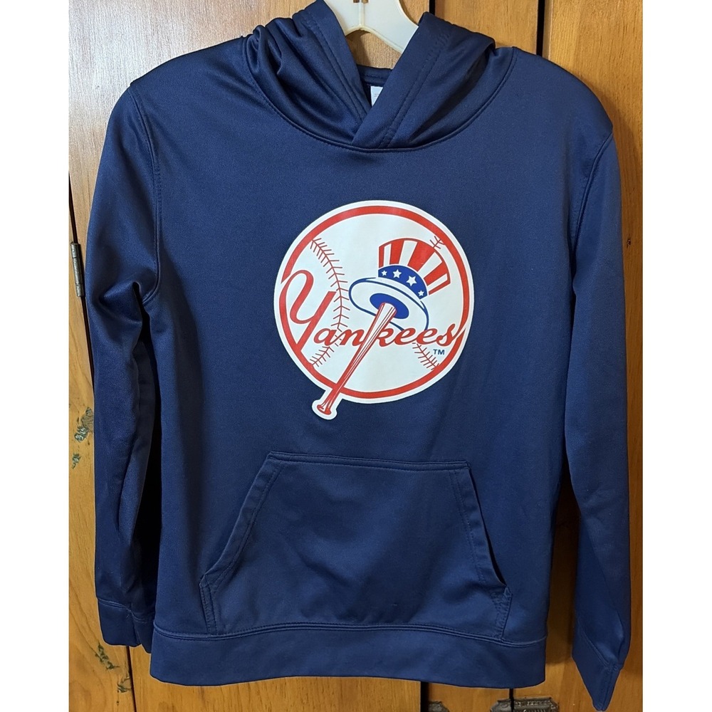 New York Yankees Youth Pullover Hoodie - Excellent Condition - 10-12